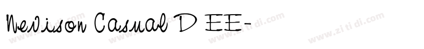 Nevison Casual D EE字体转换